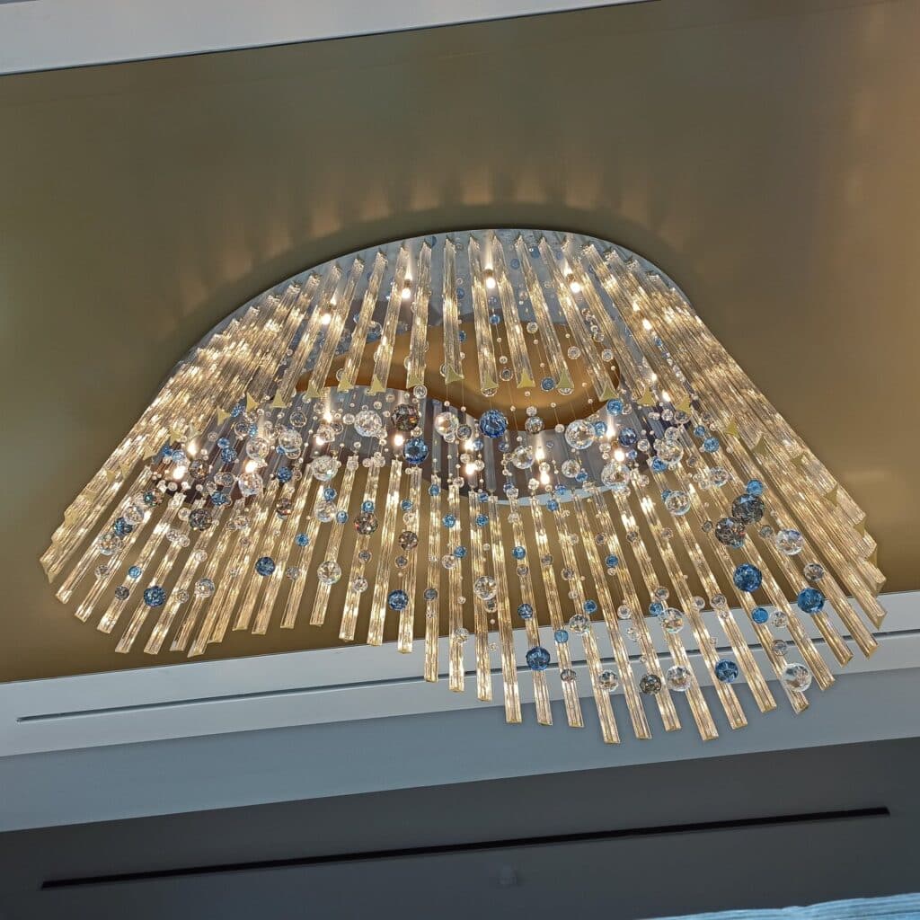 Elegant handmade lighting feature for homes