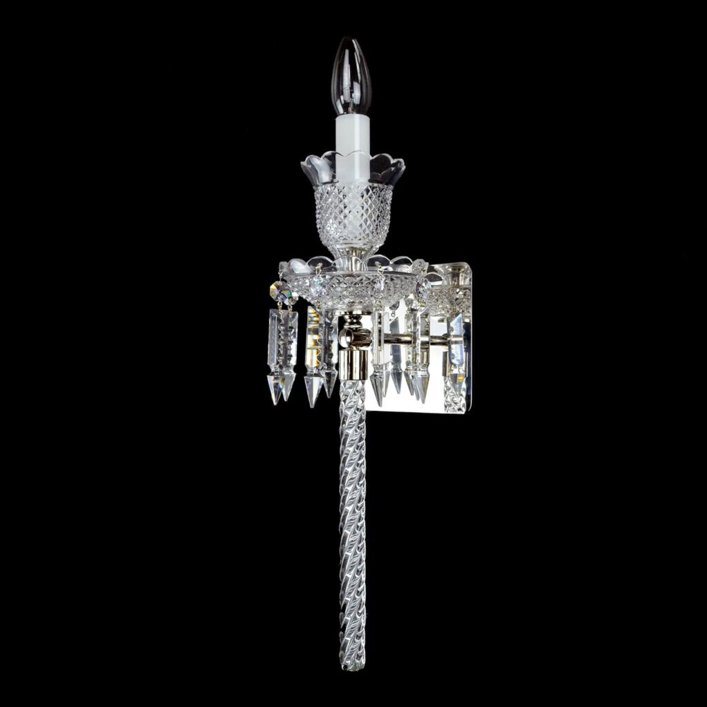 Luxury crystal chandelier by Magnolia Blossom Interiors