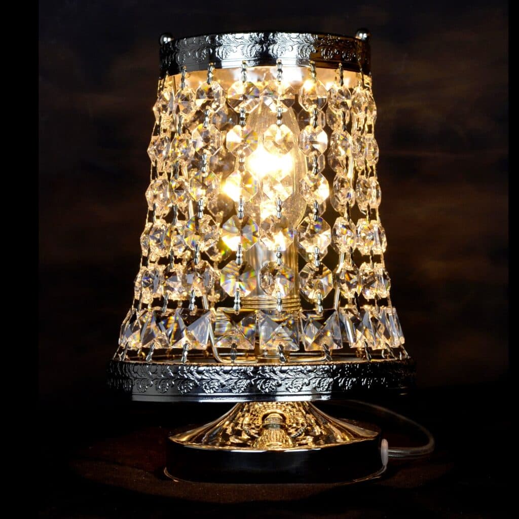 Artisanal lighting crafted from glass and metal