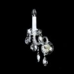 Crystal chandelier illuminating premium interiors