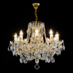 Elegant lighting centerpiece by Magnolia Blossom Interiors