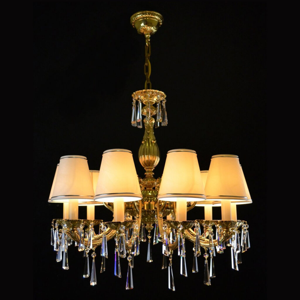 Elegant crystal lighting created with precision
