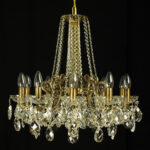 Luxury glass lighting fixture for home interiors