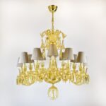 Bespoke glass chandelier crafted in Europe