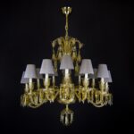 Designer lighting installation with bespoke details