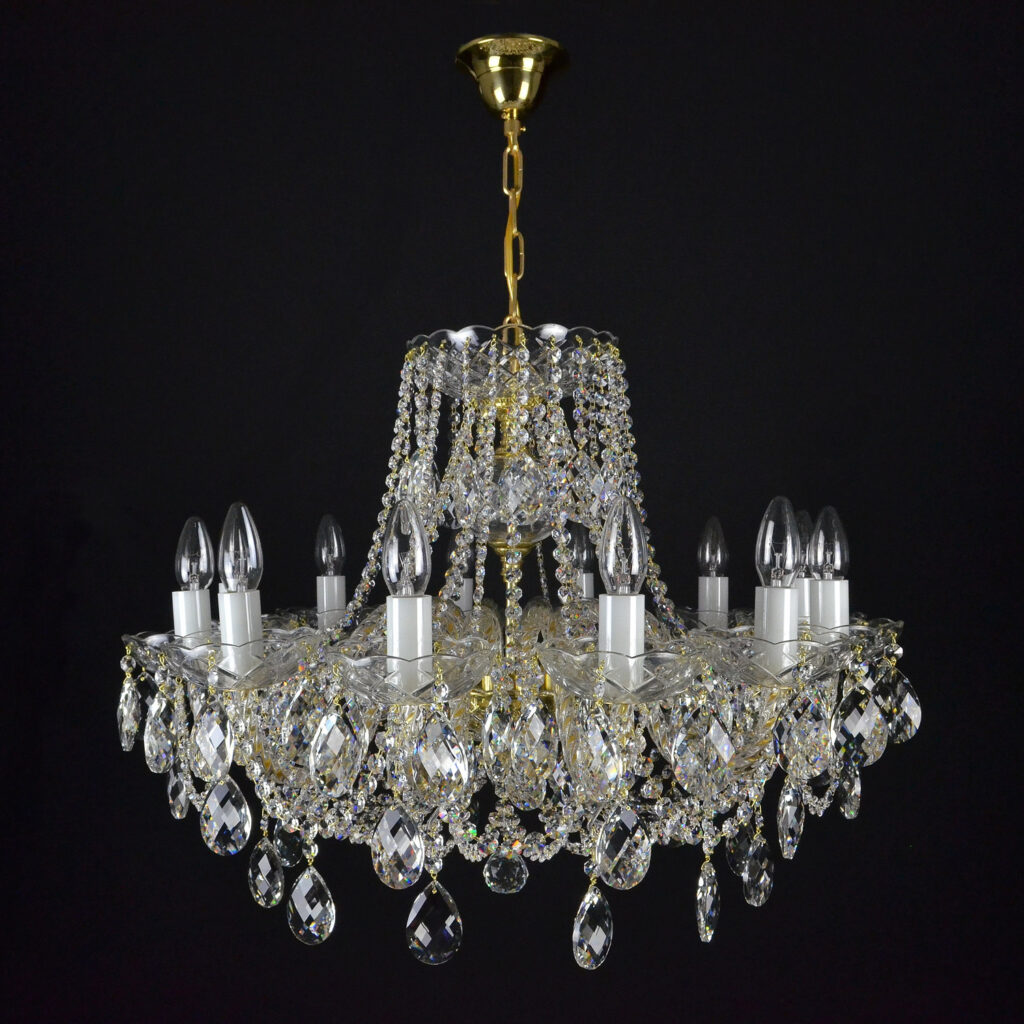 Elegant crystal lighting created with precision