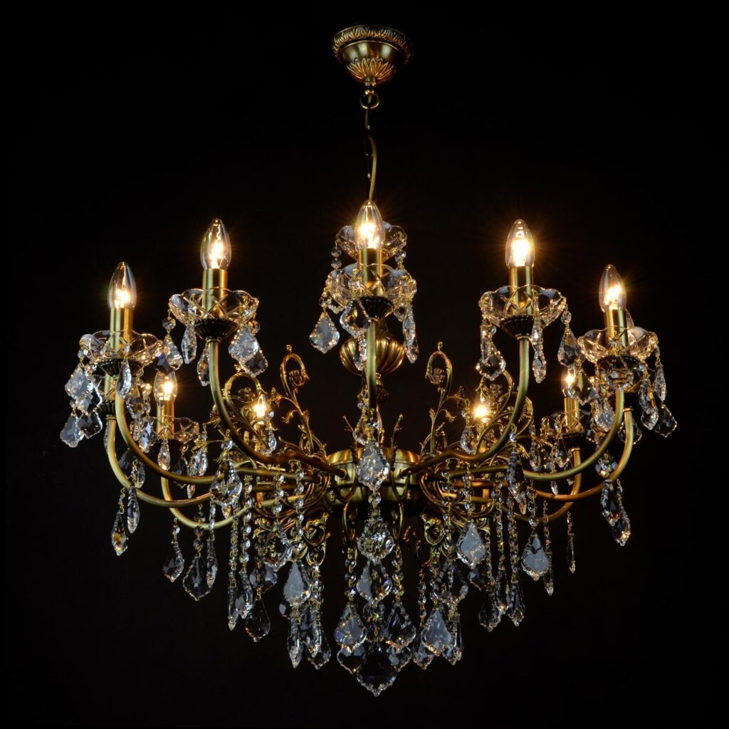 Artisanal lighting crafted from glass and metal