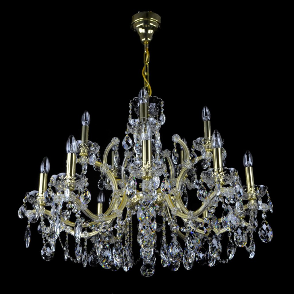 Elegant lighting centerpiece by Magnolia Blossom Interiors