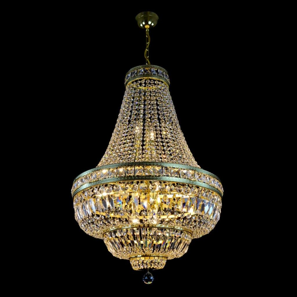 Elegant lighting centerpiece by Magnolia Blossom Interiors