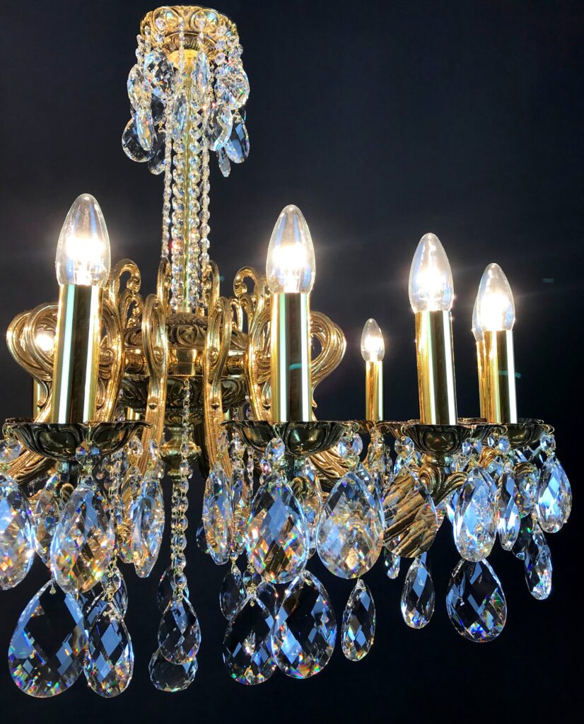 Modern crystal chandelier made in Europe
