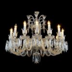 Elegant light fitting made from fine materials