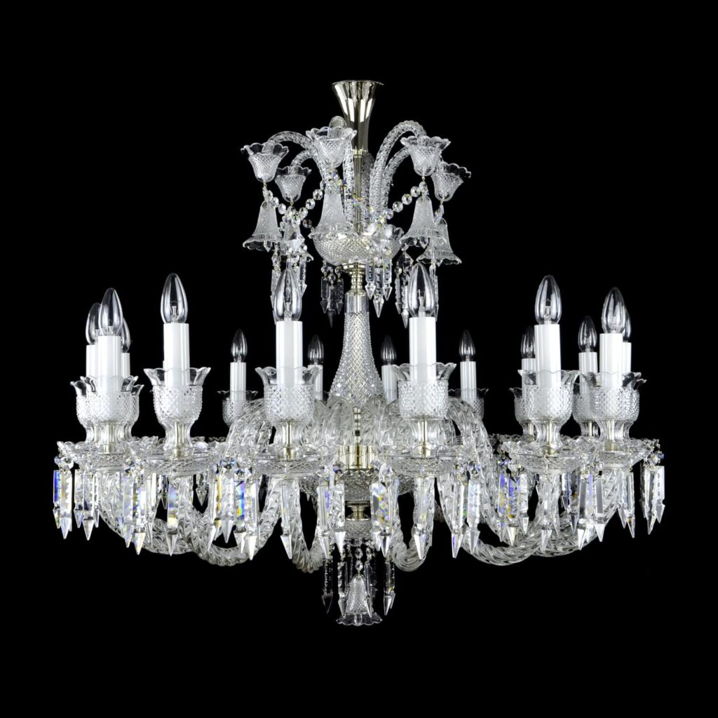 Designer lighting installation with bespoke details