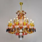 Luxury crystal chandelier by Magnolia Blossom Interiors