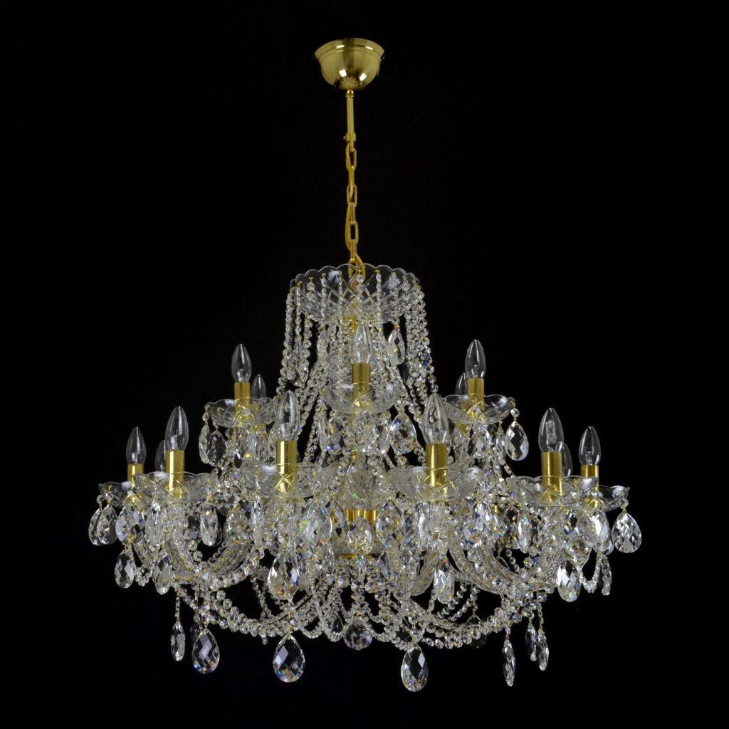 Handcrafted chandelier celebrating timeless elegance