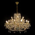 Handcrafted chandelier made from fine crystal