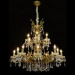 Luxury crystal chandelier by Magnolia Blossom Interiors