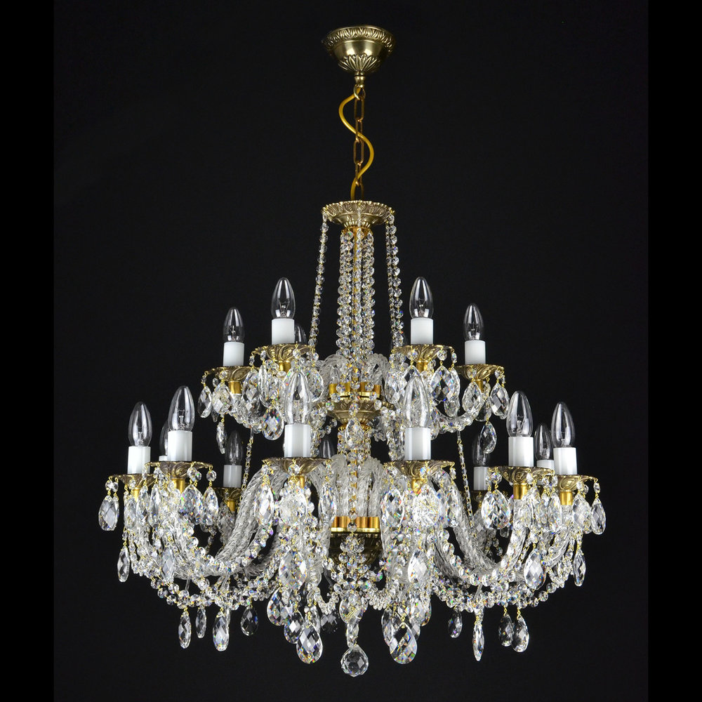 Unique handmade chandelier for classic interiors