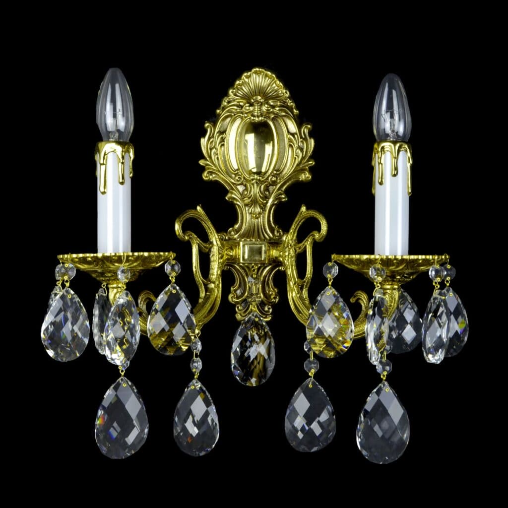 Designer lighting installation with bespoke details