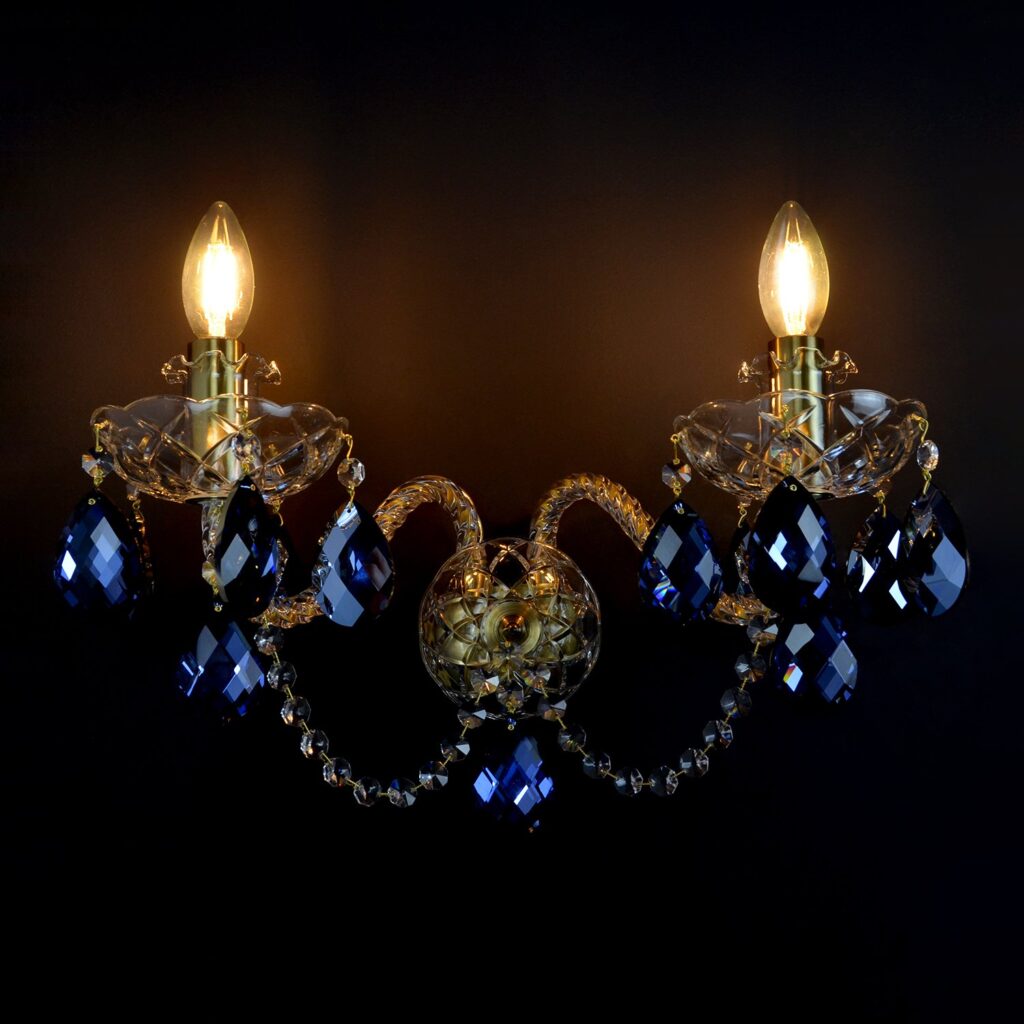 Bespoke glass chandelier crafted in Europe