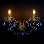 Bespoke glass chandelier crafted in Europe