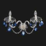 Luxury interior lighting with crystal elements