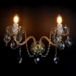 Luxury crystal chandelier by Magnolia Blossom Interiors