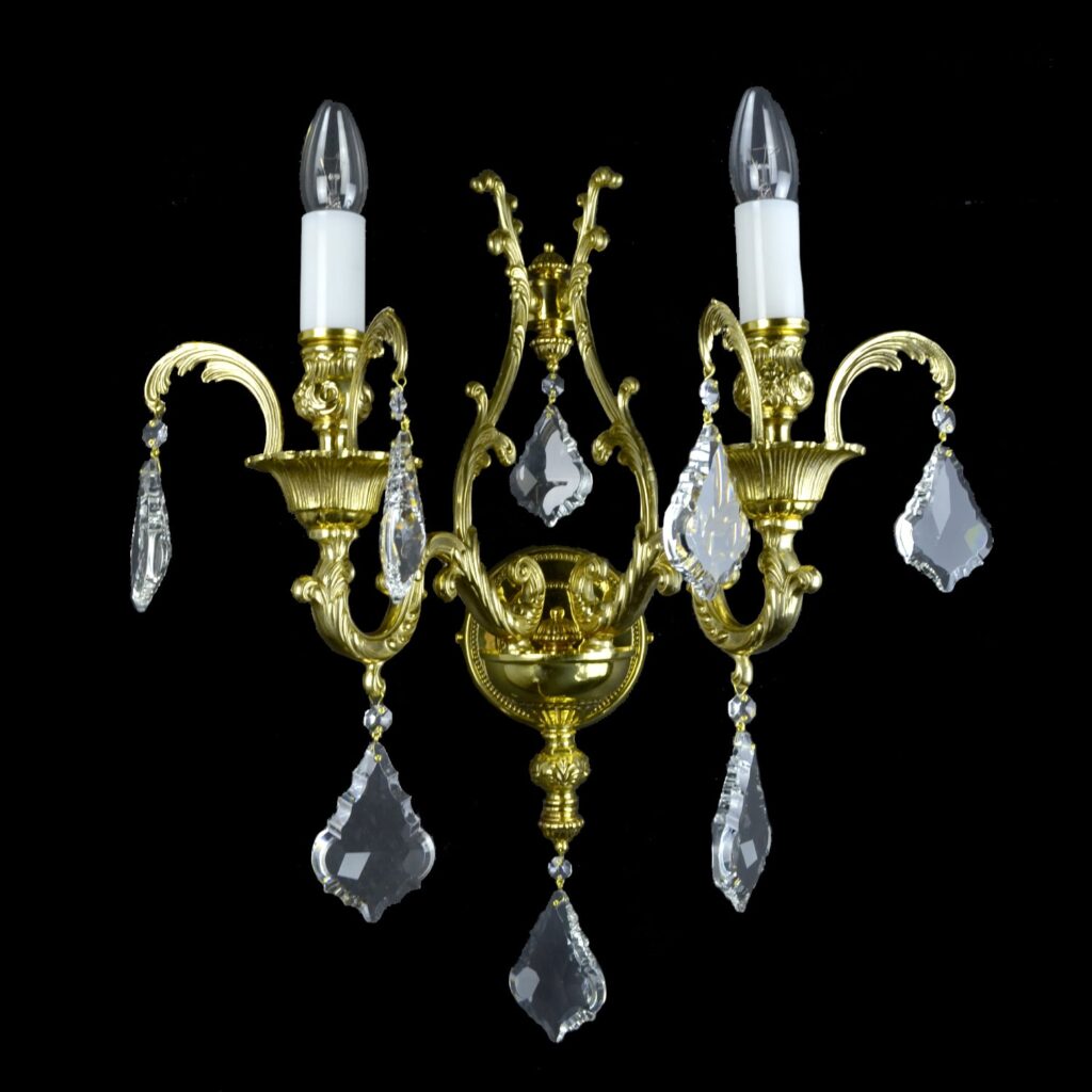 Designer lighting installation with bespoke details