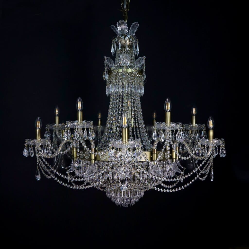 Handmade chandelier symbolizing luxury craftsmanship