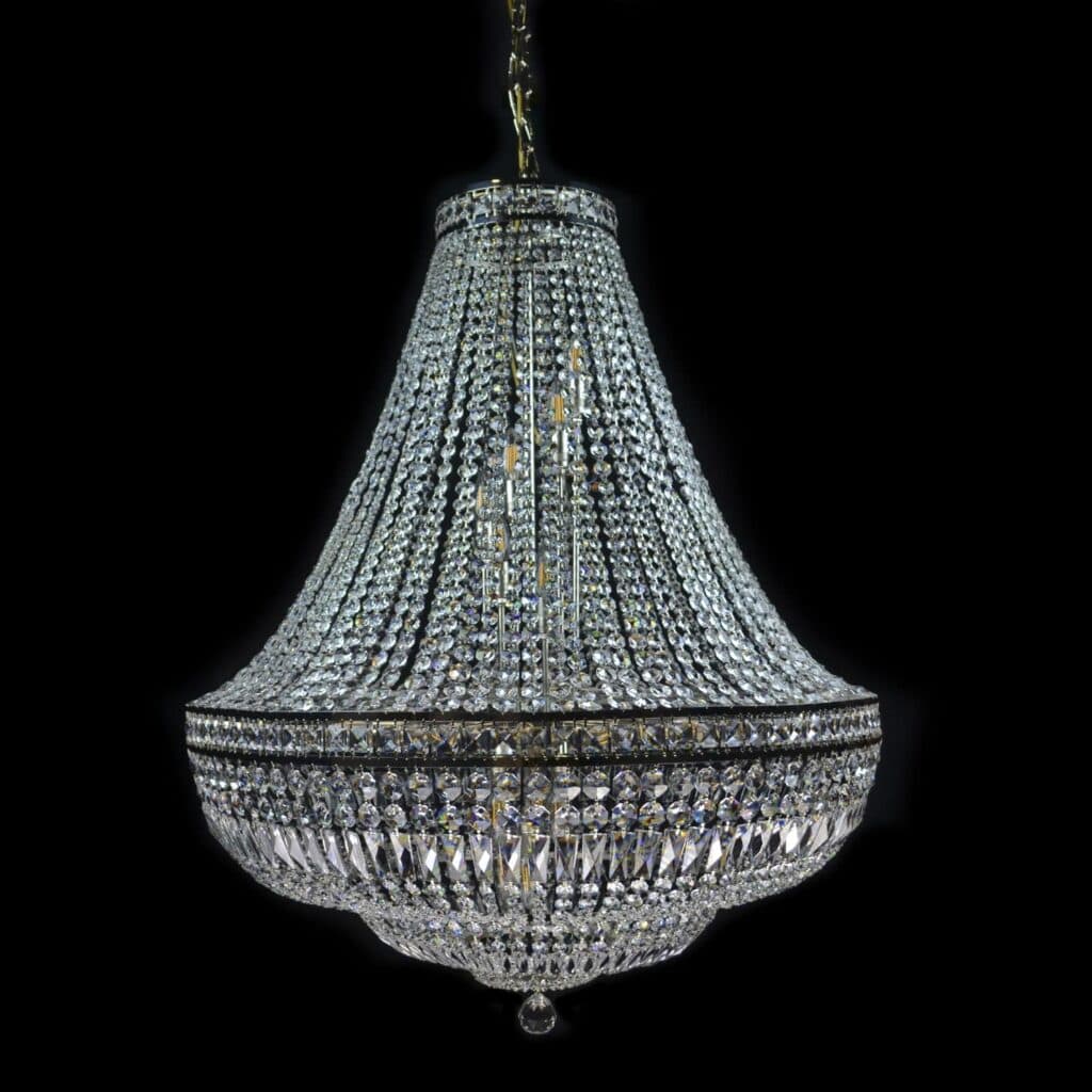 Designer lighting installation with bespoke details