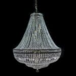 Designer lighting installation with bespoke details