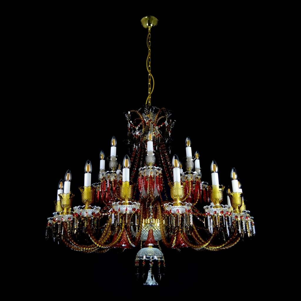 Elegant crystal lighting created with precision