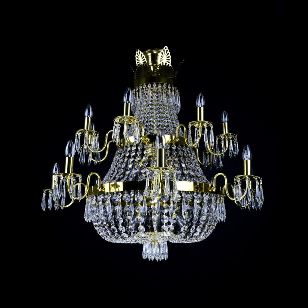 Artisanal lighting crafted from glass and metal