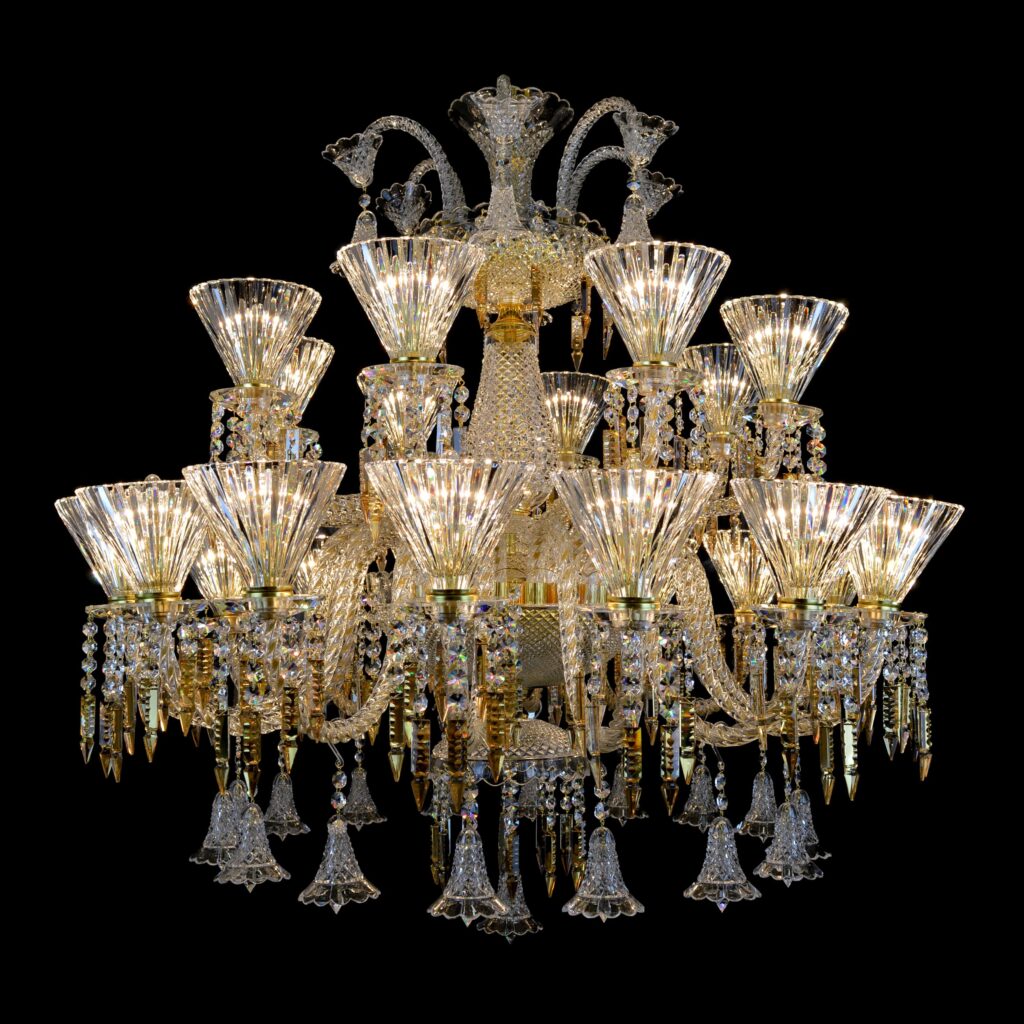 Modern crystal chandelier made in Europe
