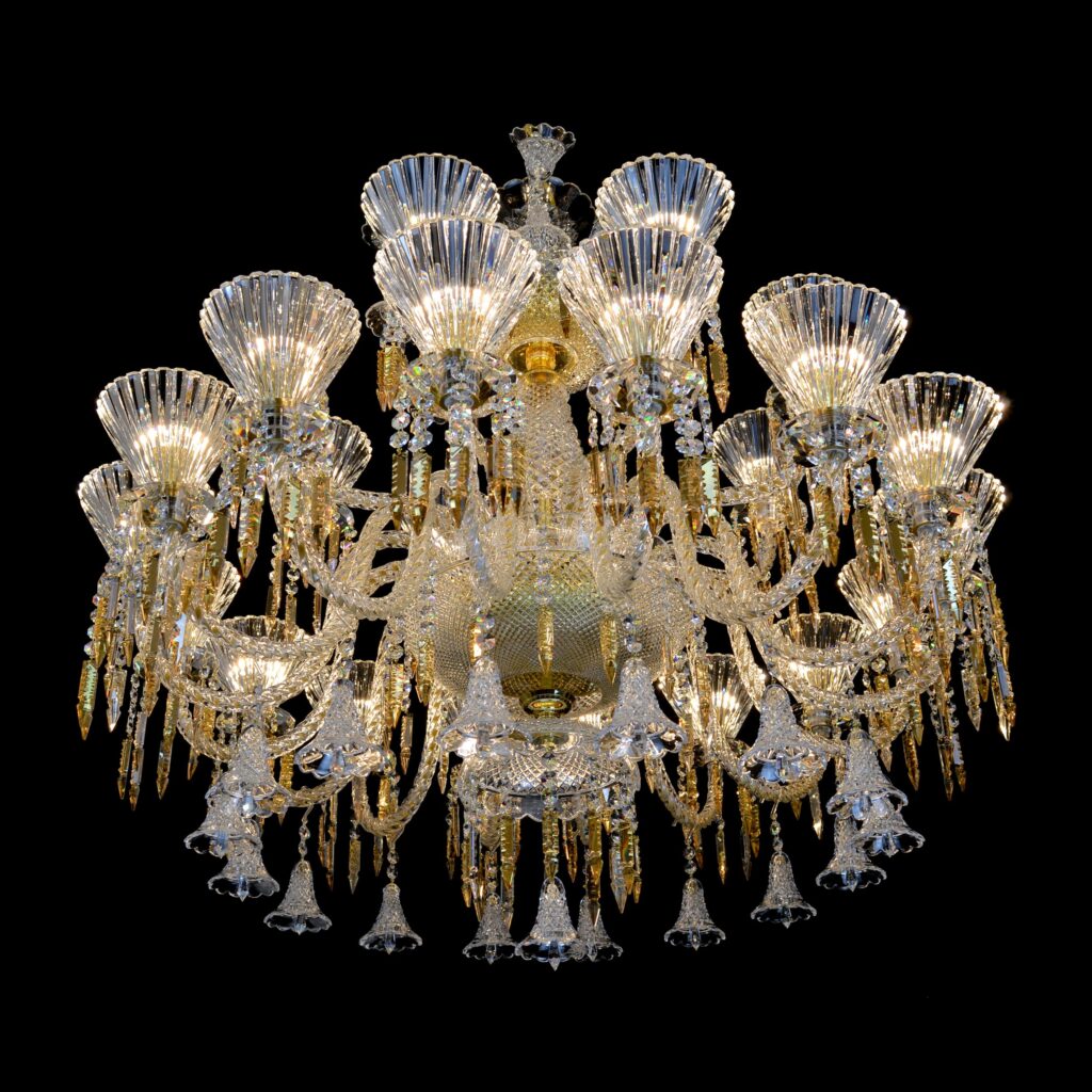 Luxury chandelier designed for architectural interiors