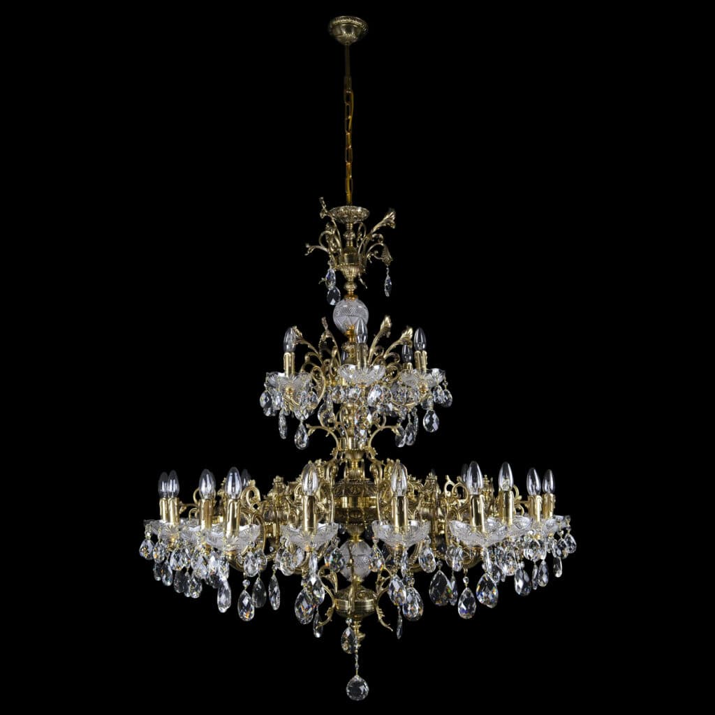 Unique handmade chandelier for classic interiors