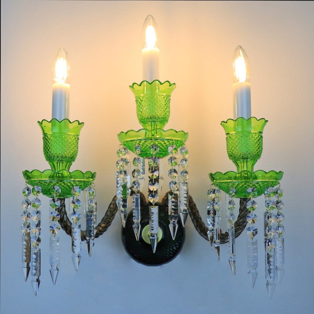 Crystal chandelier illuminating premium interiors