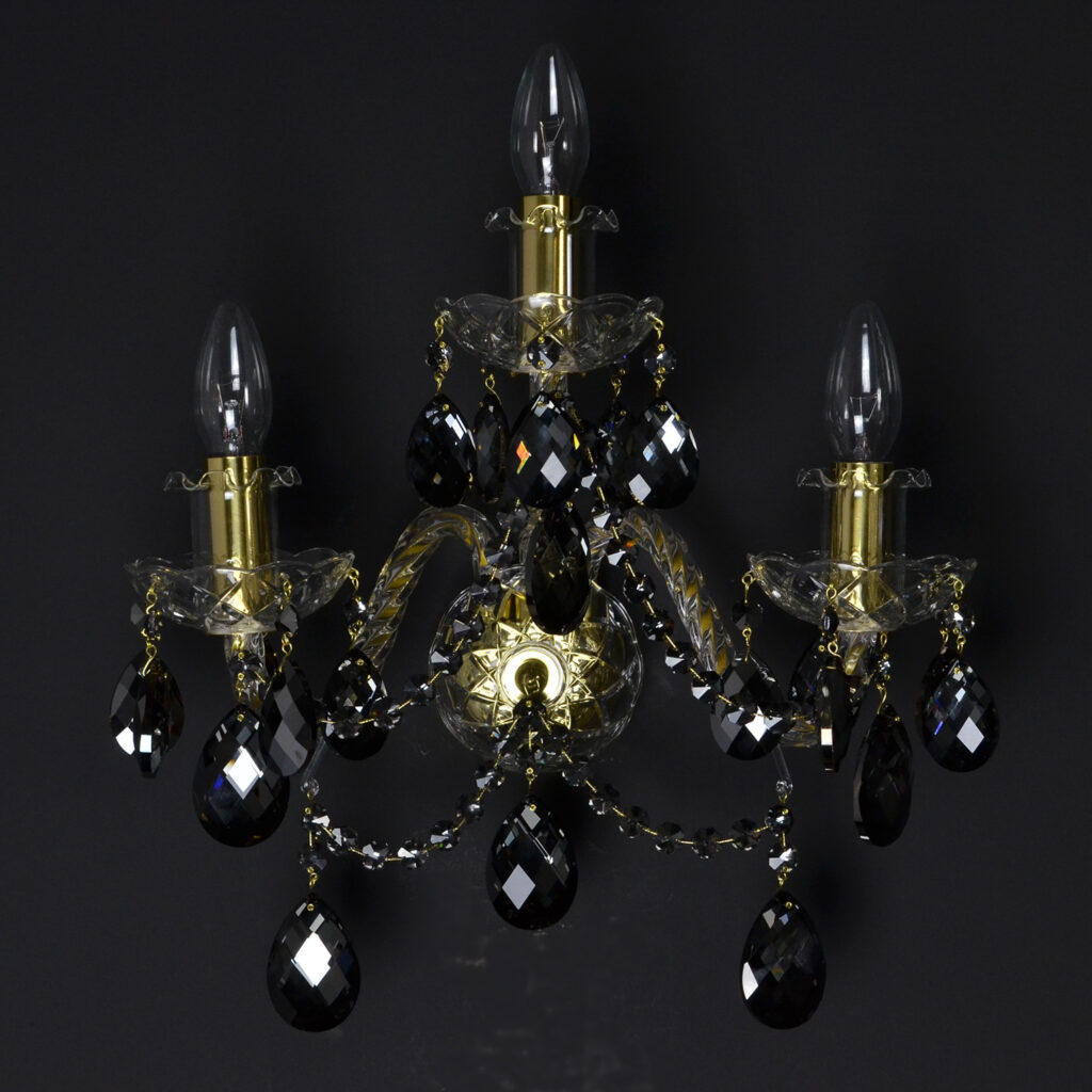 Bespoke glass chandelier crafted in Europe