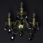 Bespoke glass chandelier crafted in Europe