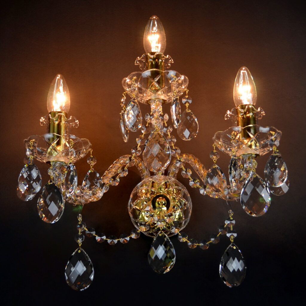 Artisanal lighting crafted from glass and metal