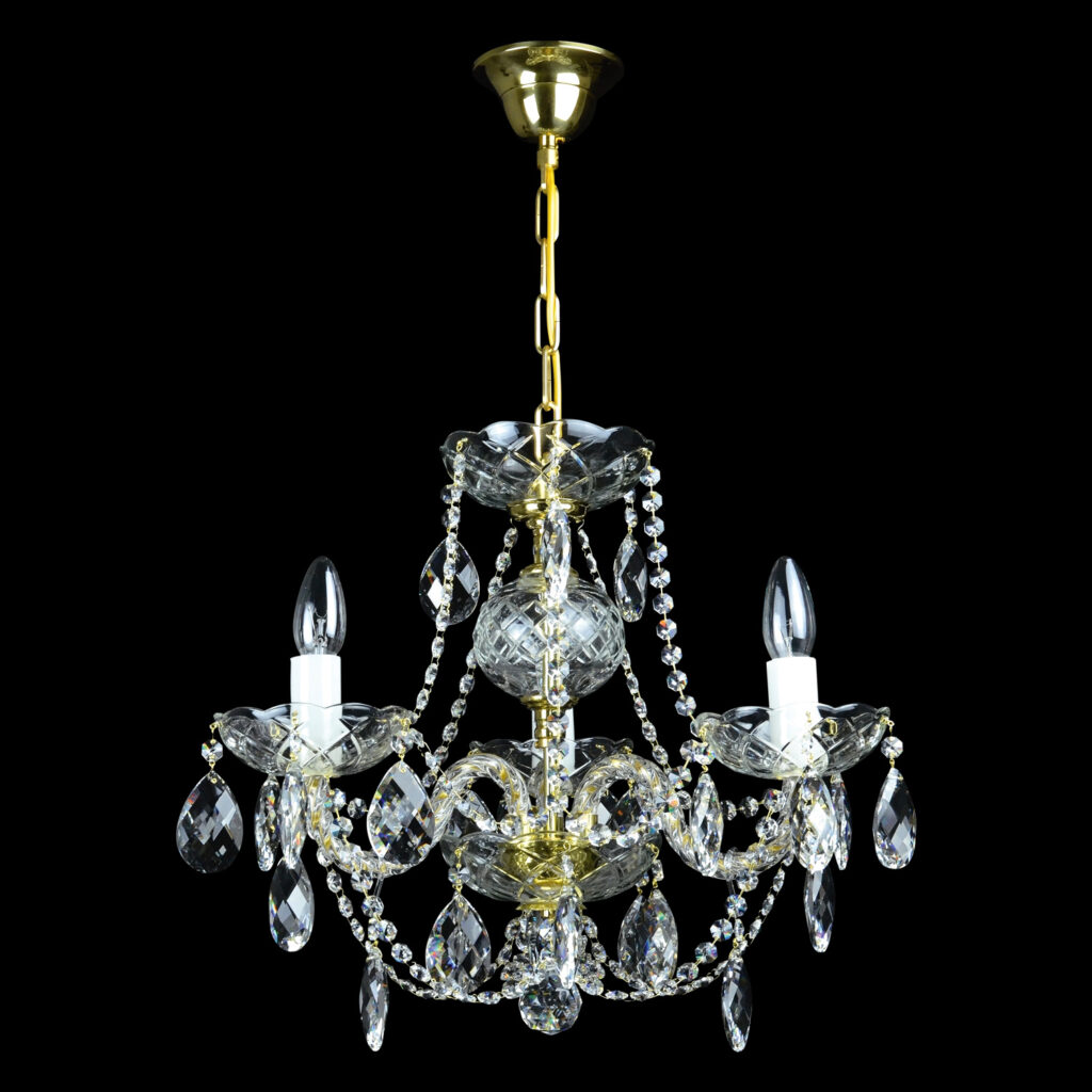 Crystal masterpiece illuminating stylish interiors