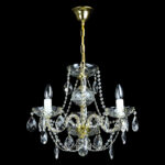 Crystal masterpiece illuminating stylish interiors