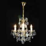 Crystal masterpiece illuminating stylish interiors
