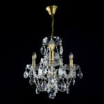 Luxury interior lighting with crystal elements