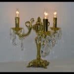 Luxury interior lighting with crystal elements
