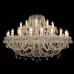 Crystal chandelier for luxury dining or living area
