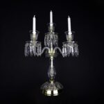 Crystal chandelier illuminating premium interiors