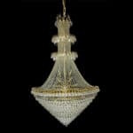 Luxury glass lighting fixture for home interiors