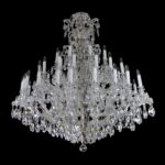 Luxury interior decor with bespoke chandelier