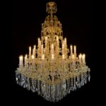 Elegant lighting centerpiece by Magnolia Blossom Interiors