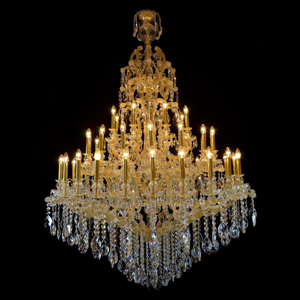 Elegant crystal lighting created with precision